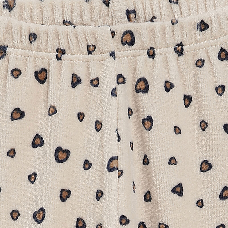 Girls Natural Printed Sweater with Leggings image number 6